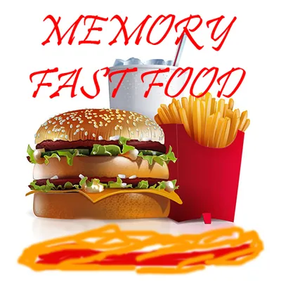 Fast Food Memory Game for Kids