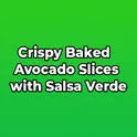 Crispy Baked Avocado Slices with Salsa Verde логотип