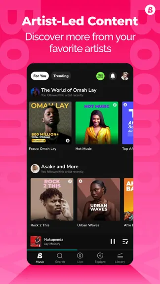 Скриншот Boomplay 3