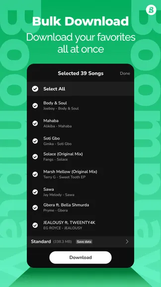 Скриншот Boomplay 4