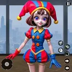 Клоун побег монстра игры логотип