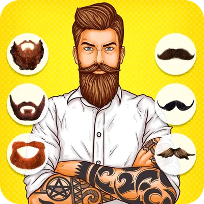 Man Hair Mustache Photo Editor