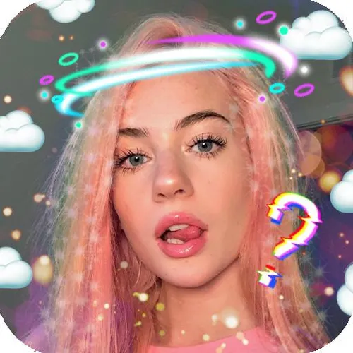 Selfie Face Sticker - Live Beauty Camera — иконка