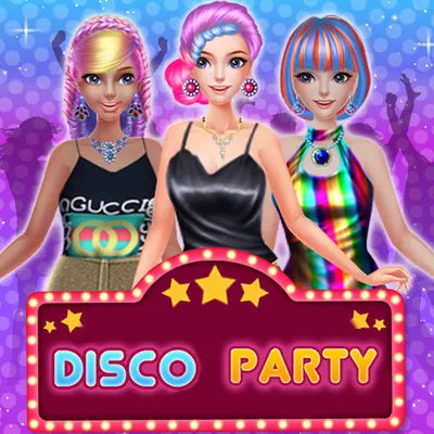 Disco Party Dancing Princess Games 