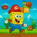 Super Spongebob Adventure — Jungle Run логотип