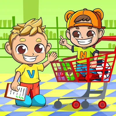 Vlad & Niki Supermarket game for Kids