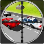 Sniper Traffic Road Hunter 3D логотип