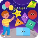 Цвета и фигуры: Обучающая игра для детей логотип