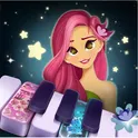 Girly Piano Tiles: Magic Mix Tiles Music Game логотип