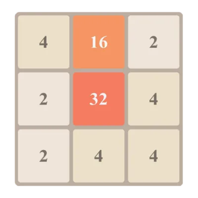 2048 - с 3х3 до 8х8