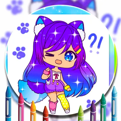 Chibi Doll Girl Dress up Coloring