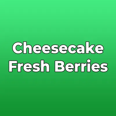 Cheesecake with Fresh Berries