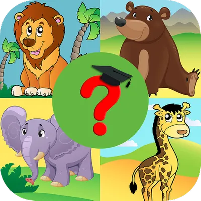 Wild Zoo Animals Quiz Fun App