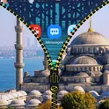 Istanbul zipper lock screen  логотип