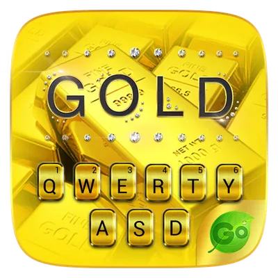 Pure Gold GO Keyboard Theme