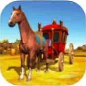 Horse Taxi City Transport: Horse Riding Games