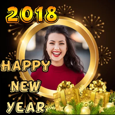 New Year Photo Frame