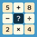 Математический кроссворд - бесплатная игра логотип