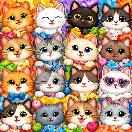 Кошка Пазлы — иконка