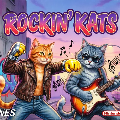 Rockin' Kats — музыкальный Денди с котом-джазменом — иконка