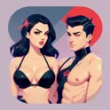 Эротические фанты 18+ логотип