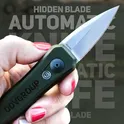 Hidden blade automatic knife логотип