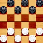 Шашки Ру — Играй и учись логотип