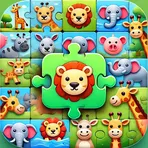 Zoo Animals Wildlife Puzzle логотип