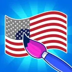 Flag Painting Puzzle Game логотип