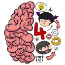 Brain Test 4: Tricky Friends логотип