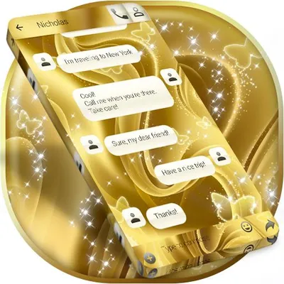 Golden SMS Theme