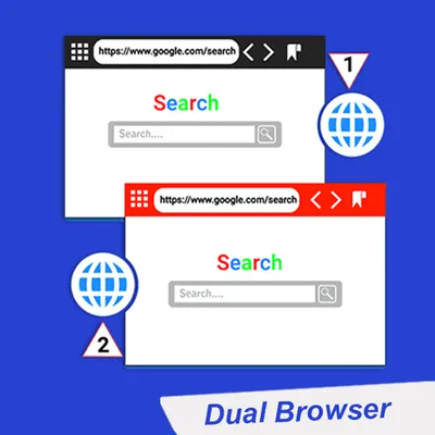 Fast Dual Browser: Secure Private Browser