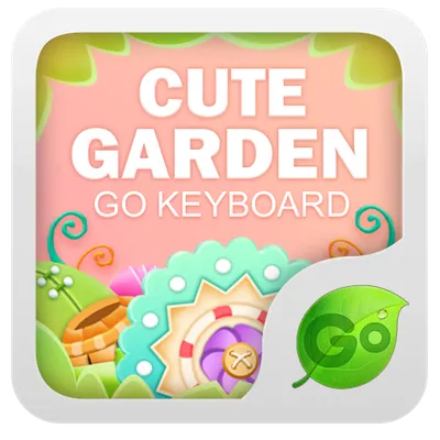 Cute Garden Go keyboard Theme