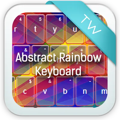 Abstract Rainbow Keyboard