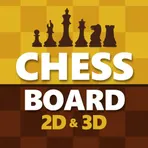 Шахматная Доска 2D и 3D логотип