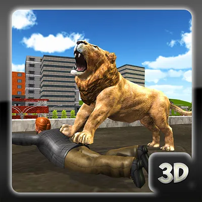 Wild Lion City Attack 3D