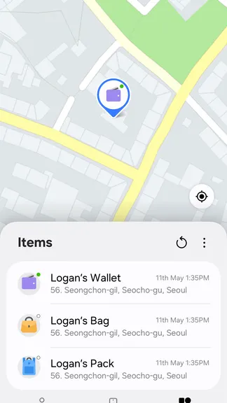 Скриншот Samsung Find 3