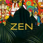 Zen breath: Пранаяма дыхание логотип