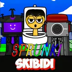 Sprunki Skibidi Toilet логотип