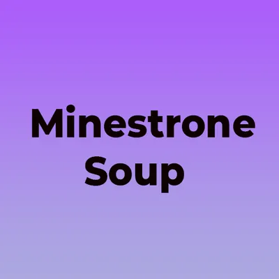 Minestrone Soup