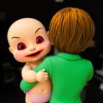 Scary Baby In Pink Horror Game логотип