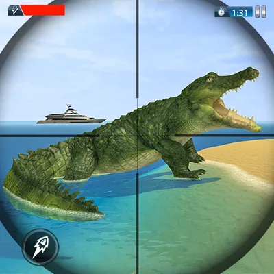 Crocodile Hunting: Wild Animal Shooting Games