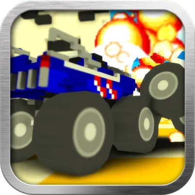 Blocky Monster Truck Demolition Derby