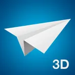 Бумажные Самолетики - 3D логотип
