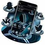 Cricket Sci-Fi Launcher Theme логотип
