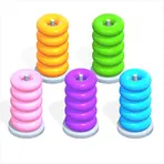 Color Hoop Stack - Sort Puzzle логотип
