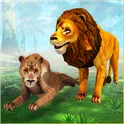 Angry Lion Family Simulator: Animal Adventure Game логотип