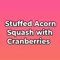Stuffed Acorn Squash with Cranberries логотип