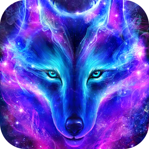 Galaxy Wolf Live Wallpaper — иконка