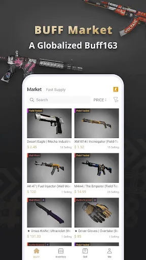 Игра BUFF Market - Trade CSGO Skins — Утилиты 5,0★ — скачать для ...